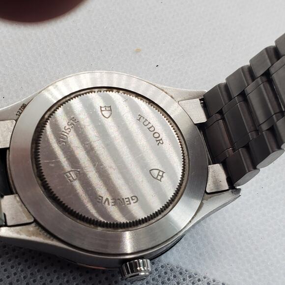 Tudor Style 12700 Mens Watch 41mm Stainless Steel Midnight Blue Dial Date Auto main image 8